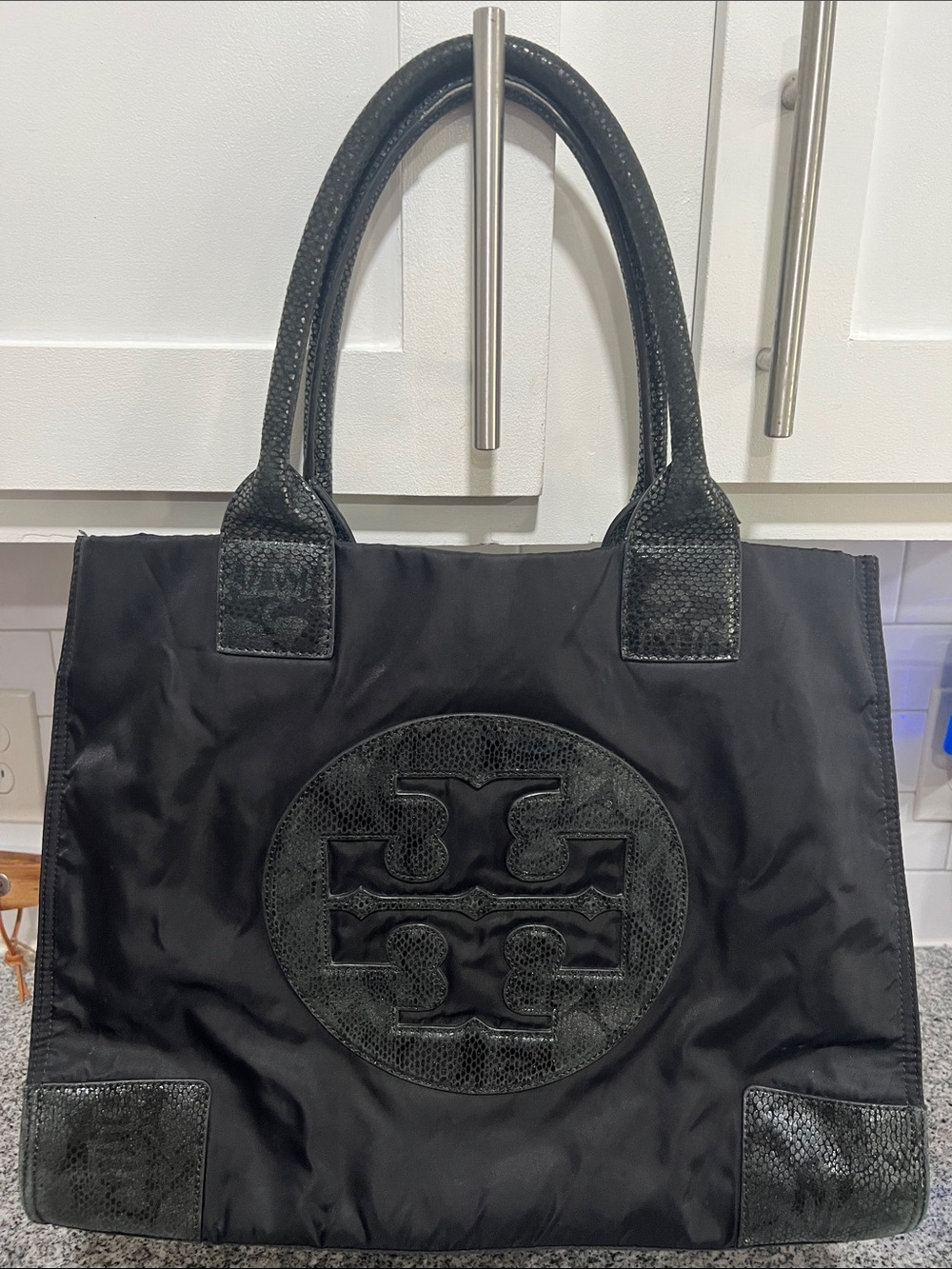 Tory Burch Nylon Large Black Ella Tote
Great condition